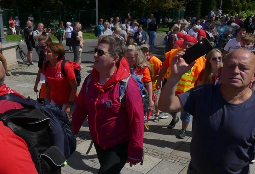 Powitanie 40. Oświęcimskiej Pieszej Pielgrzymki na Jasnej Górze - 2023