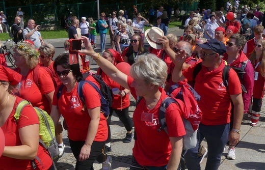 Powitanie 40. Oświęcimskiej Pieszej Pielgrzymki na Jasnej Górze - 2023