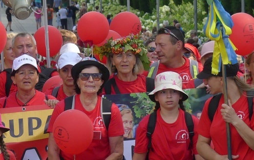 Powitanie 40. Oświęcimskiej Pieszej Pielgrzymki na Jasnej Górze - 2023