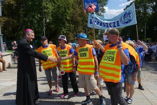 Powitanie 40. Oświęcimskiej Pieszej Pielgrzymki na Jasnej Górze - 2023