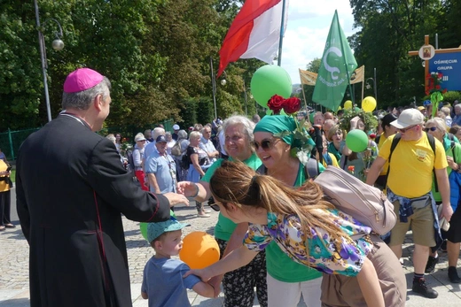Powitanie 40. Oświęcimskiej Pieszej Pielgrzymki na Jasnej Górze - 2023