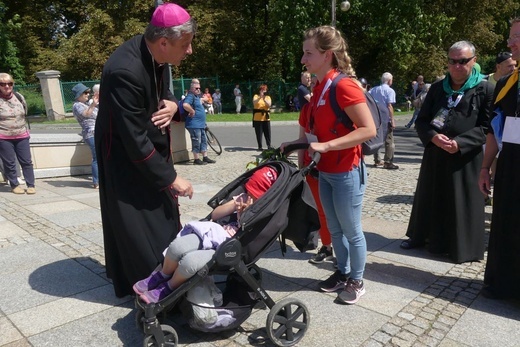 Powitanie 40. Oświęcimskiej Pieszej Pielgrzymki na Jasnej Górze - 2023