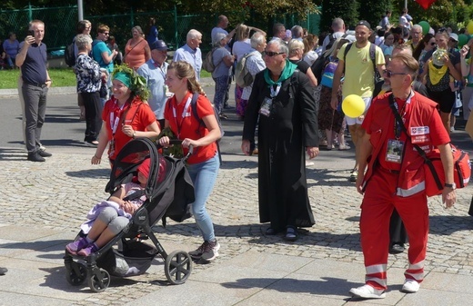 Powitanie 40. Oświęcimskiej Pieszej Pielgrzymki na Jasnej Górze - 2023