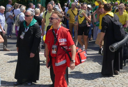 Powitanie 40. Oświęcimskiej Pieszej Pielgrzymki na Jasnej Górze - 2023