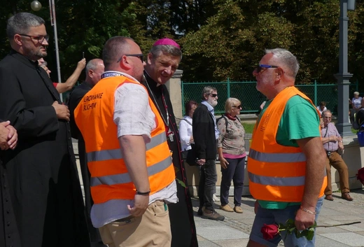 Powitanie 40. Oświęcimskiej Pieszej Pielgrzymki na Jasnej Górze - 2023