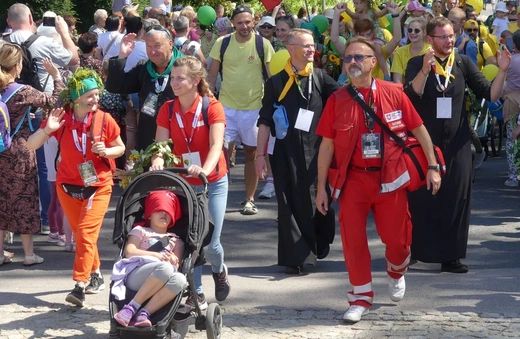 Powitanie 40. Oświęcimskiej Pieszej Pielgrzymki na Jasnej Górze - 2023