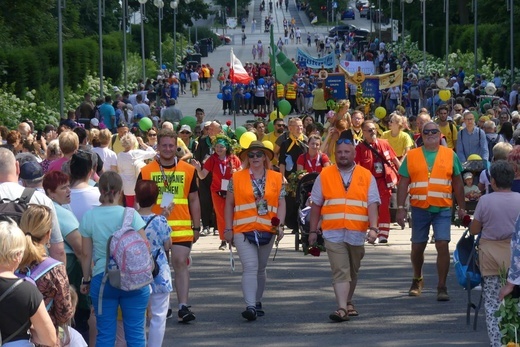 Powitanie 40. Oświęcimskiej Pieszej Pielgrzymki na Jasnej Górze - 2023