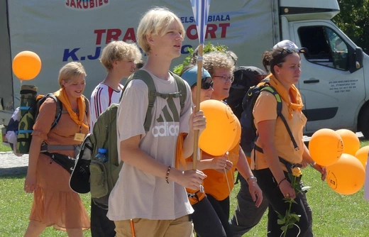 Powitanie 40. Oświęcimskiej Pieszej Pielgrzymki na Jasnej Górze - 2023