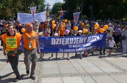 Powitanie 40. Oświęcimskiej Pieszej Pielgrzymki na Jasnej Górze - 2023