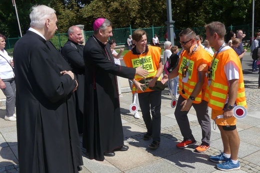 Powitanie 40. Oświęcimskiej Pieszej Pielgrzymki na Jasnej Górze - 2023