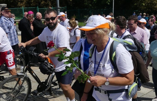 Powitanie 21. Pielgrzymki Pieszej Dekanatu Czechowickiego na Jasnej Górze - 2023