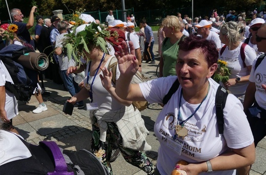 Powitanie 21. Pielgrzymki Pieszej Dekanatu Czechowickiego na Jasnej Górze - 2023