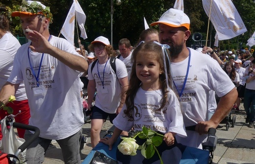 Powitanie 21. Pielgrzymki Pieszej Dekanatu Czechowickiego na Jasnej Górze - 2023