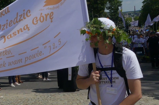 Powitanie 21. Pielgrzymki Pieszej Dekanatu Czechowickiego na Jasnej Górze - 2023