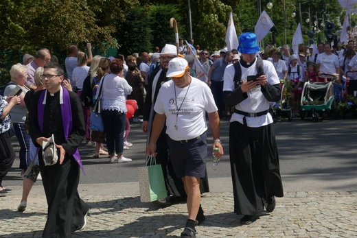 Powitanie 21. Pielgrzymki Pieszej Dekanatu Czechowickiego na Jasnej Górze - 2023