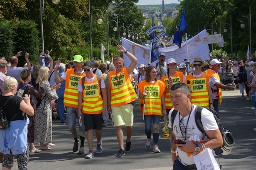 Powitanie 21. Pielgrzymki Pieszej Dekanatu Czechowickiego na Jasnej Górze - 2023