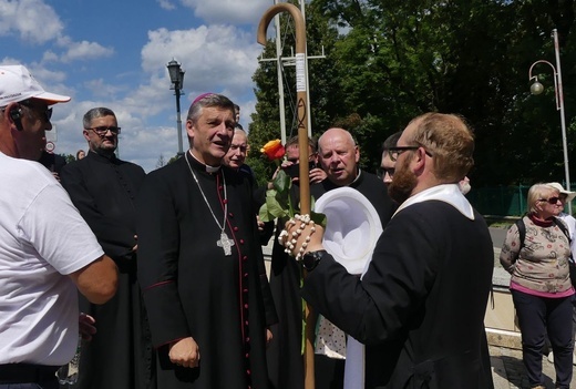 Powitanie 21. Pielgrzymki Pieszej Dekanatu Czechowickiego na Jasnej Górze - 2023