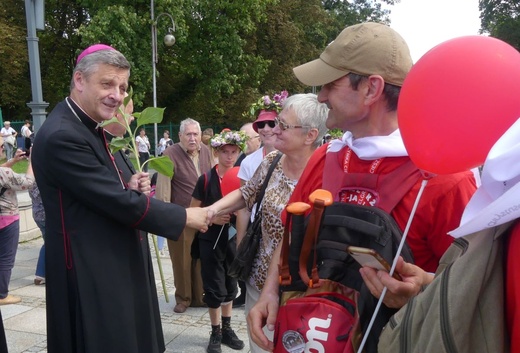 Powitanie 32. Cieszyńskiej Pieszej Pielgrzymki na Jasnej Górze - 2023