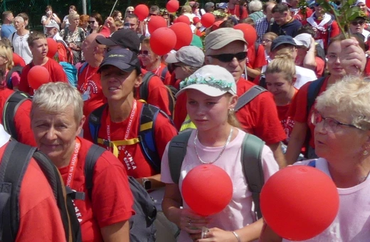 Powitanie 32. Cieszyńskiej Pieszej Pielgrzymki na Jasnej Górze - 2023