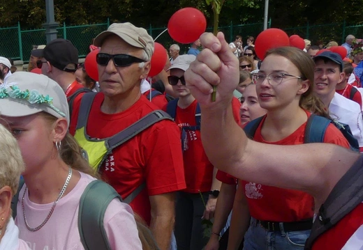 Powitanie 32. Cieszyńskiej Pieszej Pielgrzymki na Jasnej Górze - 2023