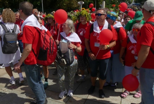 Powitanie 32. Cieszyńskiej Pieszej Pielgrzymki na Jasnej Górze - 2023