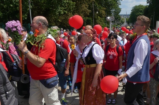 Powitanie 32. Cieszyńskiej Pieszej Pielgrzymki na Jasnej Górze - 2023