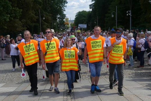 Powitanie 38. Pieszej Pielgrzymki Dekanatu Andrychowskiego na Jasnej Górze - 2023