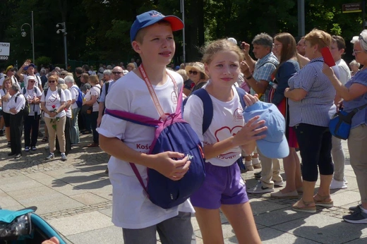Powitanie 38. Pieszej Pielgrzymki Dekanatu Andrychowskiego na Jasnej Górze - 2023
