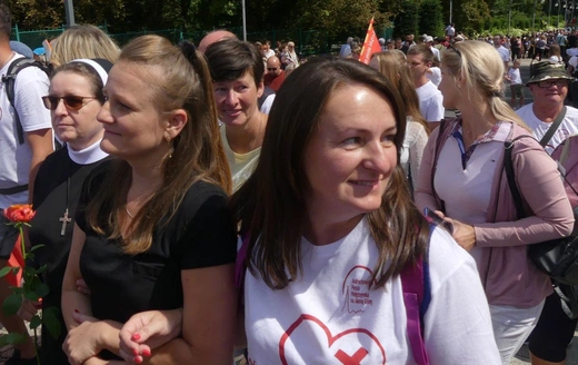 Powitanie 38. Pieszej Pielgrzymki Dekanatu Andrychowskiego na Jasnej Górze - 2023