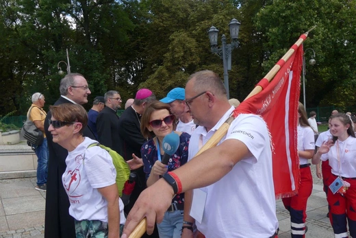 Powitanie 38. Pieszej Pielgrzymki Dekanatu Andrychowskiego na Jasnej Górze - 2023