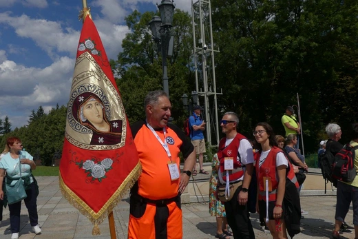 Powitanie 32. Pieszej Pielgrzymki Diecezji Bielsko-Żywieckiej na Jasnej Górze - 2023