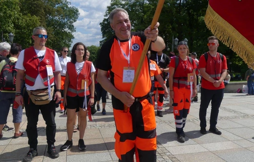 Powitanie 32. Pieszej Pielgrzymki Diecezji Bielsko-Żywieckiej na Jasnej Górze - 2023