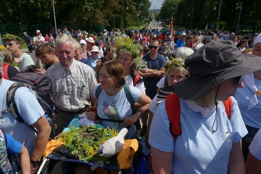 Powitanie 32. Pieszej Pielgrzymki Diecezji Bielsko-Żywieckiej na Jasnej Górze - 2023