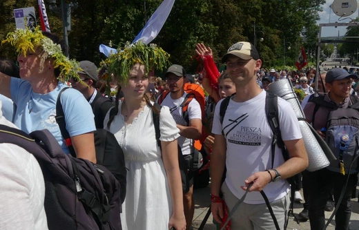 Powitanie 32. Pieszej Pielgrzymki Diecezji Bielsko-Żywieckiej na Jasnej Górze - 2023