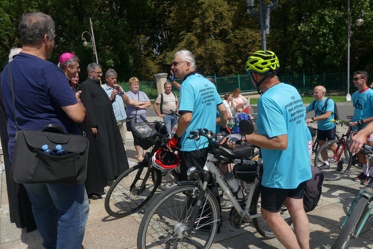 Powitanie 21. Andrychowskiej Pielgrzymki Rowerowej na Jasnej Górze - 2023