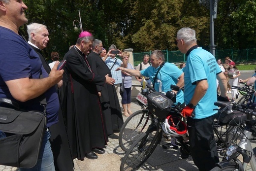 Powitanie 21. Andrychowskiej Pielgrzymki Rowerowej na Jasnej Górze - 2023