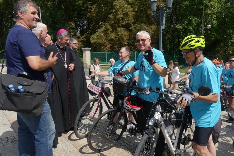 Powitanie 21. Andrychowskiej Pielgrzymki Rowerowej na Jasnej Górze - 2023