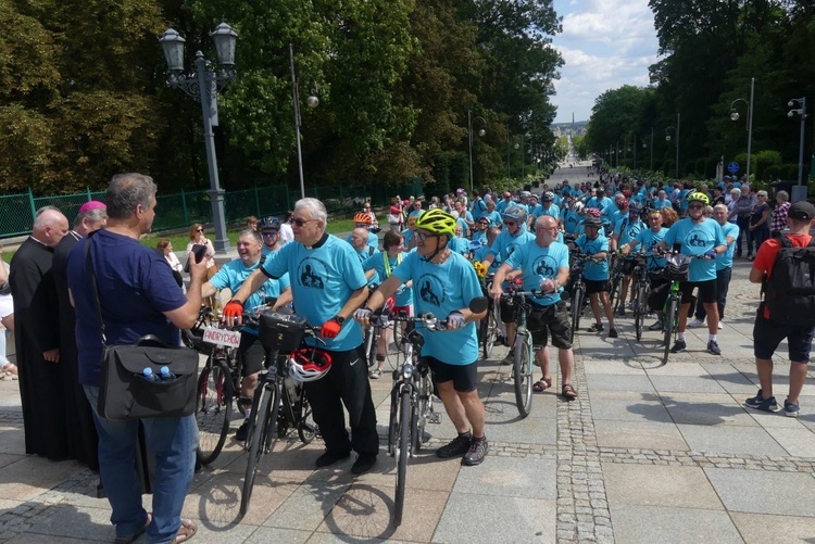 Powitanie 21. Andrychowskiej Pielgrzymki Rowerowej na Jasnej Górze - 2023