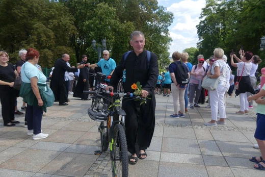 Powitanie 21. Andrychowskiej Pielgrzymki Rowerowej na Jasnej Górze - 2023