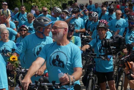 Powitanie 21. Andrychowskiej Pielgrzymki Rowerowej na Jasnej Górze - 2023