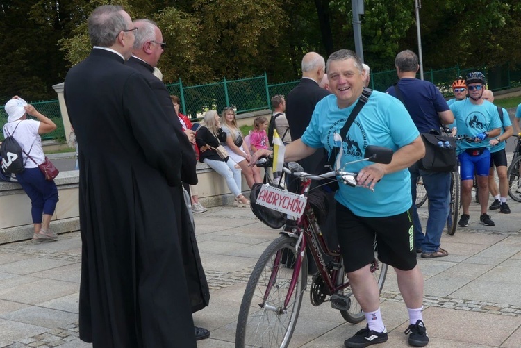 Powitanie 21. Andrychowskiej Pielgrzymki Rowerowej na Jasnej Górze - 2023