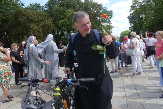 Powitanie 21. Andrychowskiej Pielgrzymki Rowerowej na Jasnej Górze - 2023
