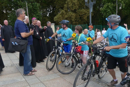 Powitanie 21. Andrychowskiej Pielgrzymki Rowerowej na Jasnej Górze - 2023
