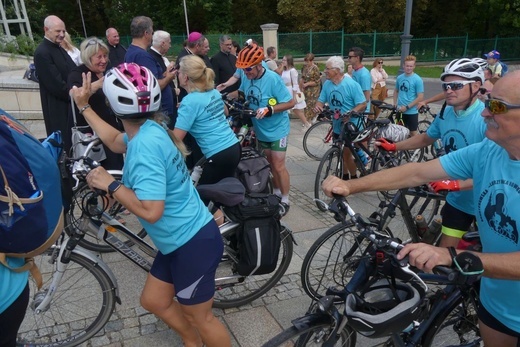 Powitanie 21. Andrychowskiej Pielgrzymki Rowerowej na Jasnej Górze - 2023