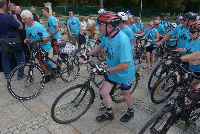 Powitanie 21. Andrychowskiej Pielgrzymki Rowerowej na Jasnej Górze - 2023