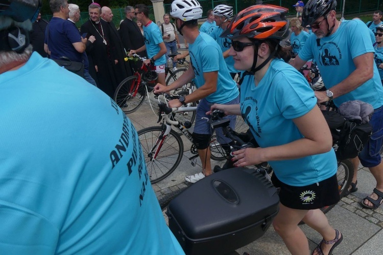 Powitanie 21. Andrychowskiej Pielgrzymki Rowerowej na Jasnej Górze - 2023