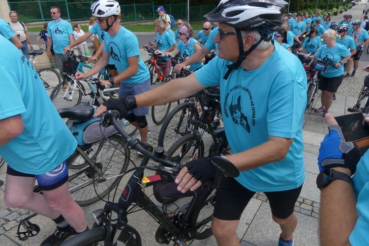 Powitanie 21. Andrychowskiej Pielgrzymki Rowerowej na Jasnej Górze - 2023