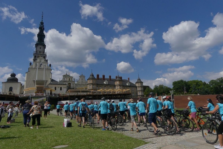 Powitanie 21. Andrychowskiej Pielgrzymki Rowerowej na Jasnej Górze - 2023