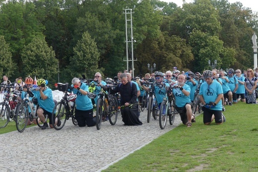 Powitanie 21. Andrychowskiej Pielgrzymki Rowerowej na Jasnej Górze - 2023