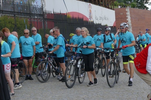 Powitanie 21. Andrychowskiej Pielgrzymki Rowerowej na Jasnej Górze - 2023